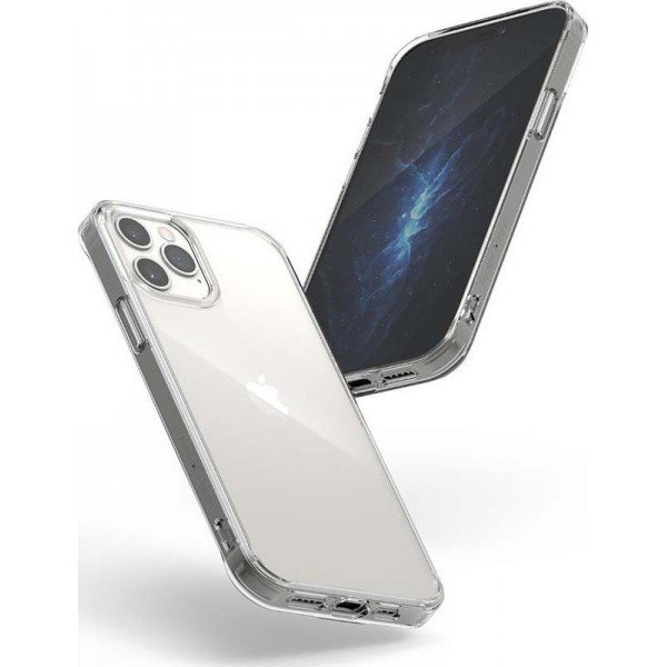 Back Cover Σιλικόνης Διάφανο (iPhone 12 / 12 Pro)